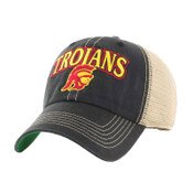 USC Trojans Men's 47 Brand Black Trojans Thead Uni Tuscaloosa Clean Up Hat